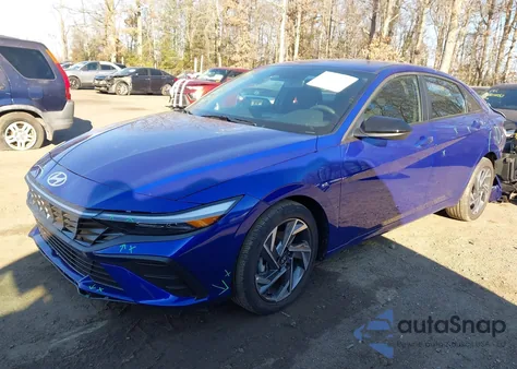 2025 Hyundai Elantra Sel Sport from USA, damaged, VIN KMHLM4DG2SU059848